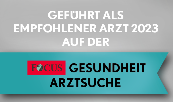 Focus Empfehlung 2023 - Plastischer & Ästhetischer Chirurg - Darmstadt